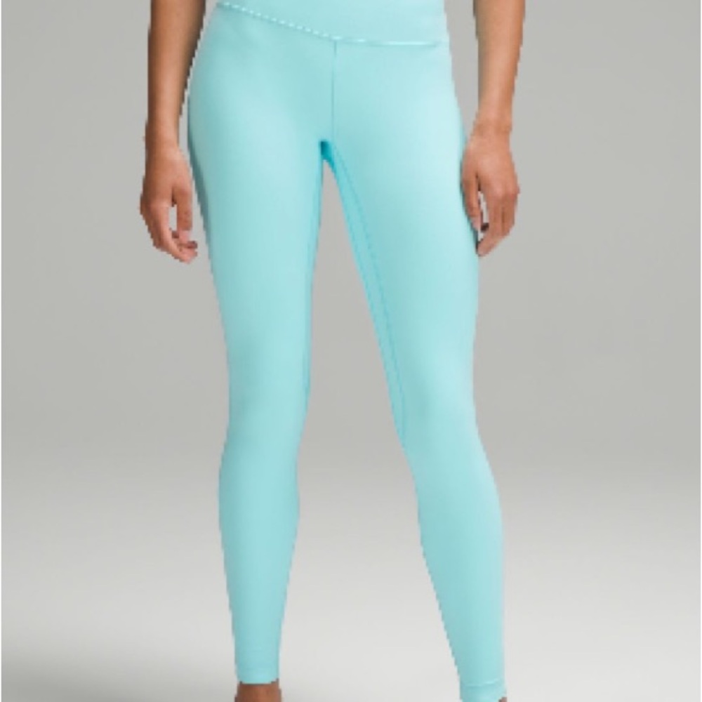 Lululemon align discontinued 28inch cyan blue Leggings